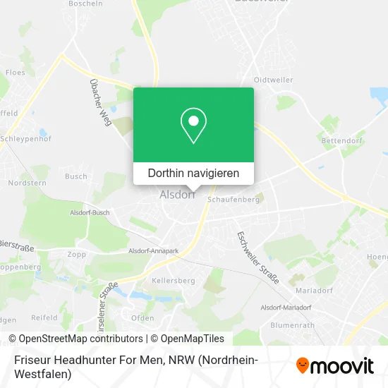Friseur Headhunter For Men Karte