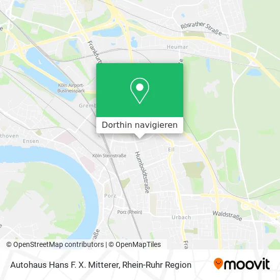 Autohaus Hans F. X. Mitterer Karte