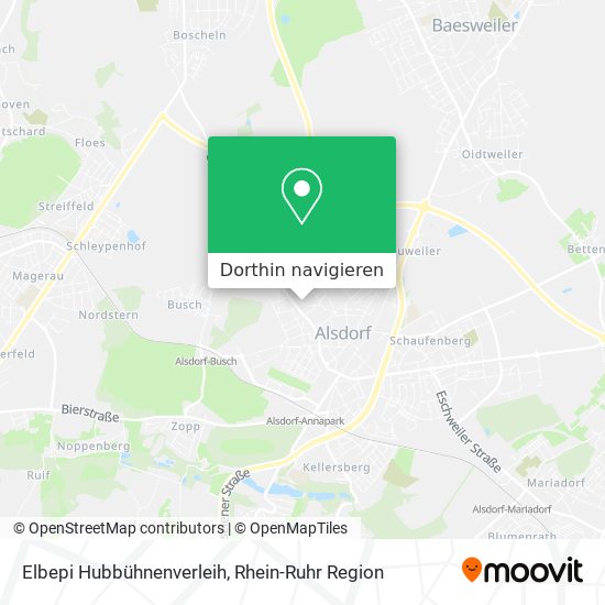 Elbepi Hubbühnenverleih Karte