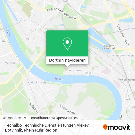 Techalbo Technische Dienstleistungen Alexey Botvinnik Karte
