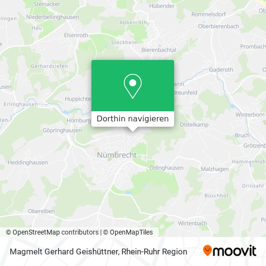 Magmelt Gerhard Geishüttner Karte