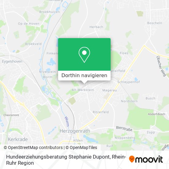 Hundeerziehungsberatung Stephanie Dupont Karte