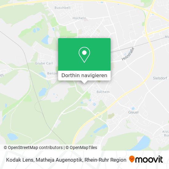 Kodak Lens, Matheja Augenoptik Karte