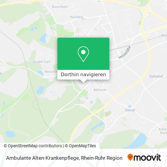 Ambulante Alten-Krankenpflege Karte