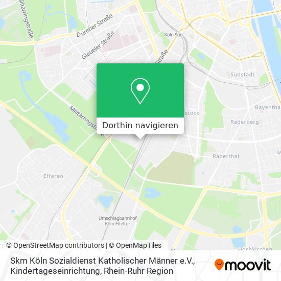 Skm Köln Sozialdienst Katholischer Männer e.V., Kindertageseinrichtung Karte