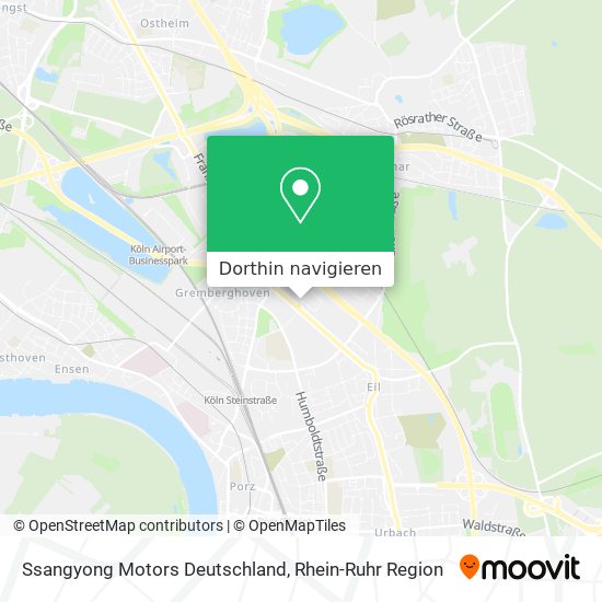 Ssangyong Motors Deutschland Karte