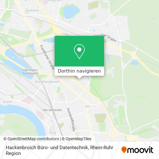 Hackenbroich Büro- und Datentechnik Karte