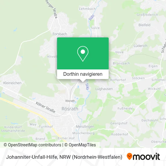 Johanniter-Unfall-Hilfe Karte