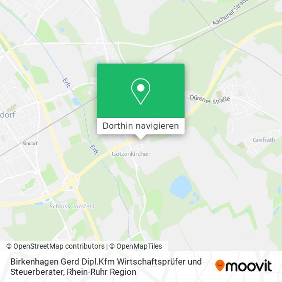 Birkenhagen Gerd Dipl.Kfm Wirtschaftsprüfer und Steuerberater Karte