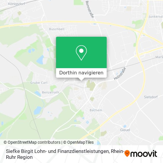 Siefke Birgit Lohn- und Finanzdienstleistungen Karte