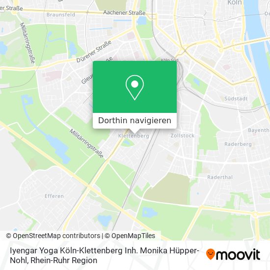 Iyengar Yoga Köln-Klettenberg Inh. Monika Hüpper-Nohl Karte