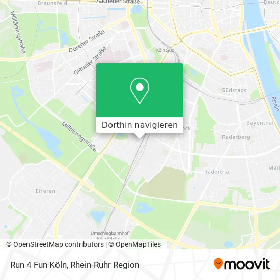 Run 4 Fun Köln Karte