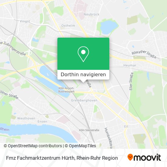 Fmz Fachmarktzentrum Hürth Karte