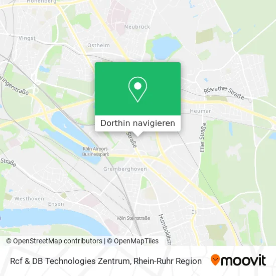 Rcf & DB Technologies Zentrum Karte