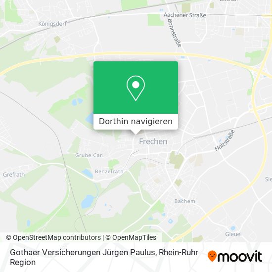 Gothaer Versicherungen Jürgen Paulus Karte