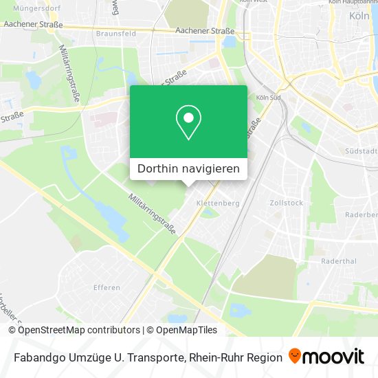 Fabandgo Umzüge U. Transporte Karte