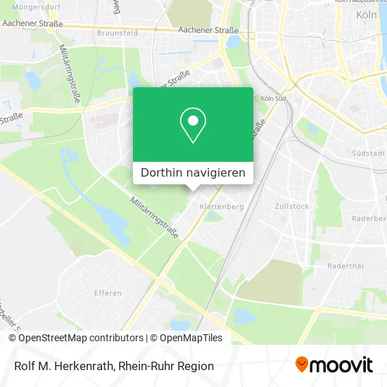 Rolf M. Herkenrath Karte