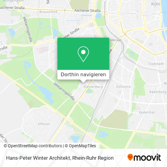 Hans-Peter Winter Architekt Karte