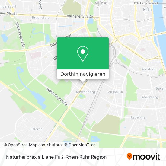 Naturheilpraxis Liane Fuß Karte
