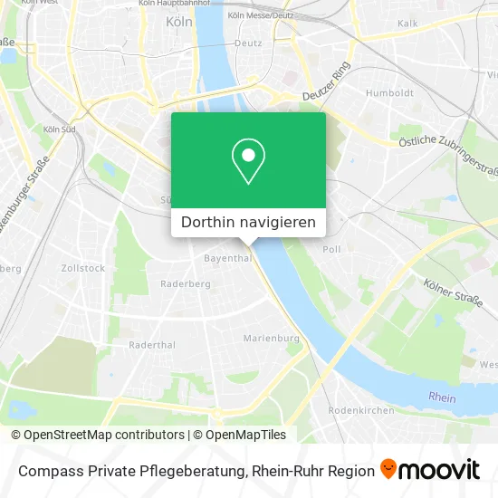 Compass Private Pflegeberatung Karte