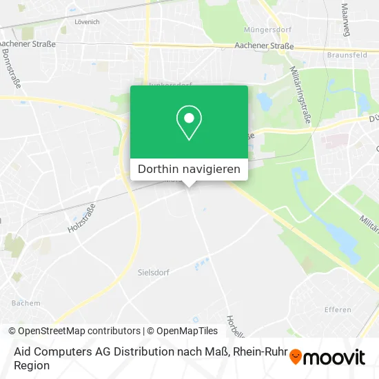 Aid Computers AG Distribution nach Maß Karte