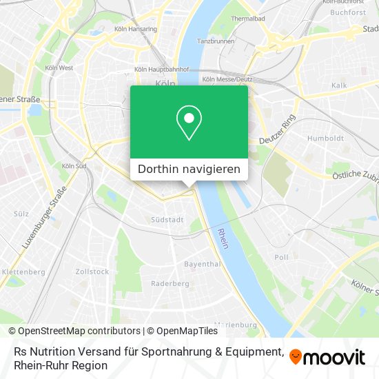 Rs Nutrition Versand für Sportnahrung & Equipment Karte