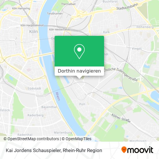 Kai Jordens Schauspieler Karte