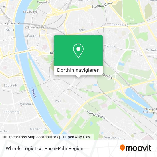 Wheels Logistics Karte