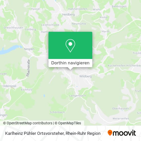 Karlheinz Pühler Ortsvorsteher Karte