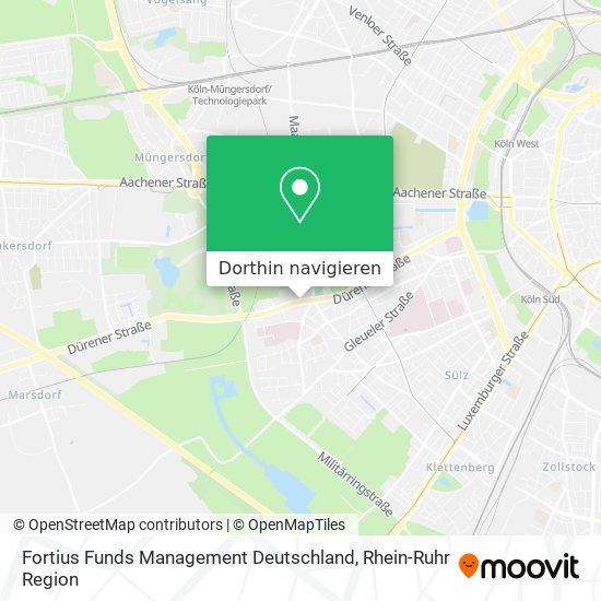 Fortius Funds Management Deutschland Karte
