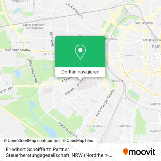 Friedbert Scheiffarth Partner Steuerberatungsgesellschaft Karte