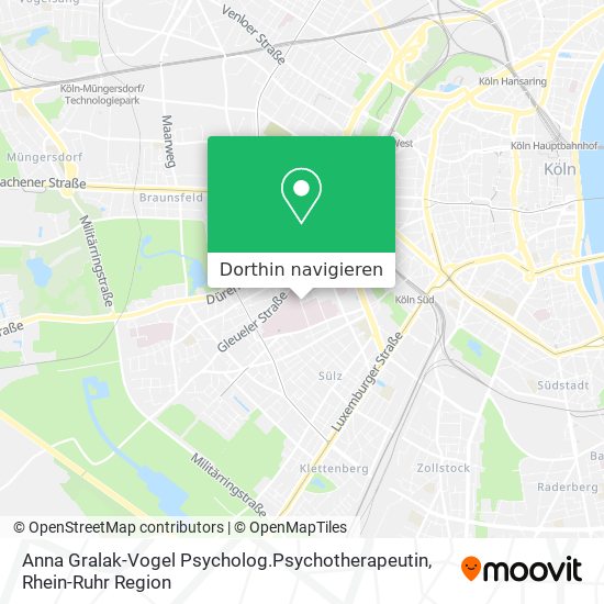 Anna Gralak-Vogel Psycholog.Psychotherapeutin Karte