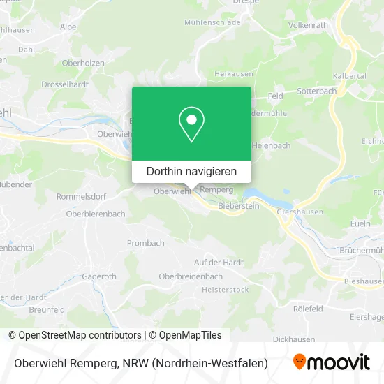 Oberwiehl Remperg Karte