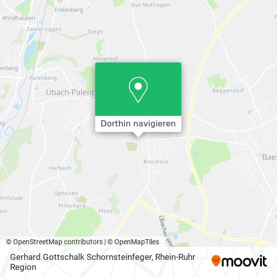 Gerhard Gottschalk Schornsteinfeger Karte