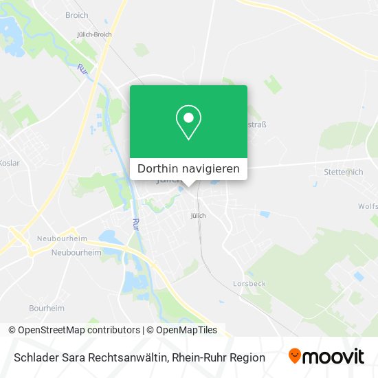 Schlader Sara Rechtsanwältin Karte