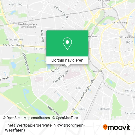 Theta Wertpapierderivate Karte