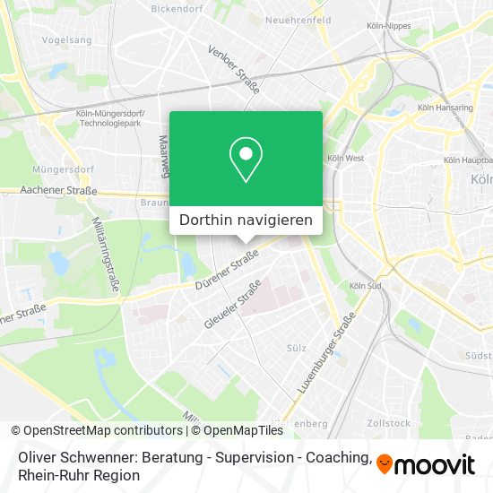 Oliver Schwenner: Beratung - Supervision - Coaching Karte