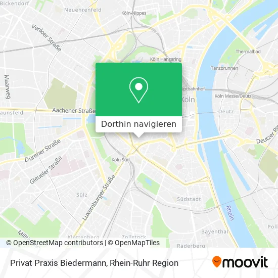 Privat Praxis Biedermann Karte