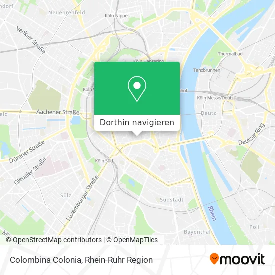 Colombina Colonia Karte