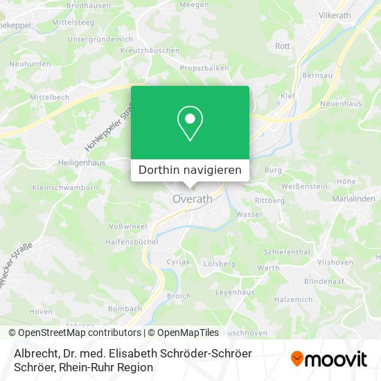 Albrecht, Dr. med. Elisabeth Schröder-Schröer Schröer Karte