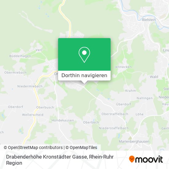 Drabenderhöhe Kronstädter Gasse Karte