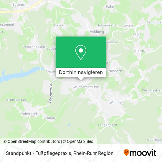 Standpunkt - Fußpflegepraxis Karte