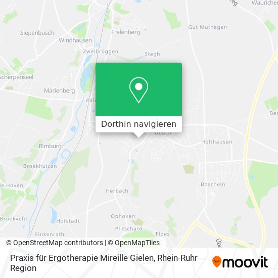 Praxis für Ergotherapie Mireille Gielen Karte