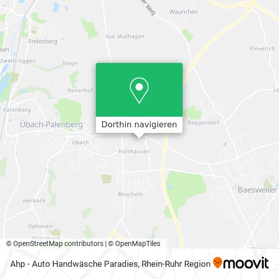 Ahp - Auto Handwäsche Paradies Karte