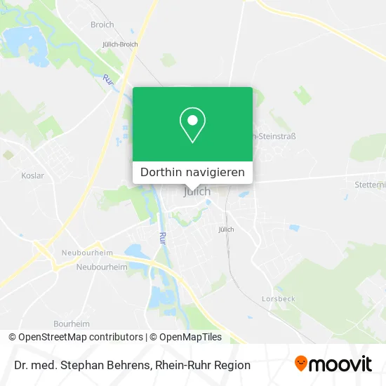Dr. med. Stephan Behrens Karte