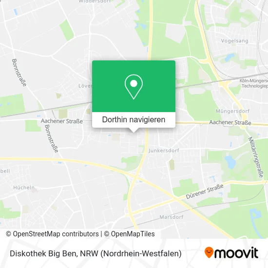 Diskothek Big Ben Karte