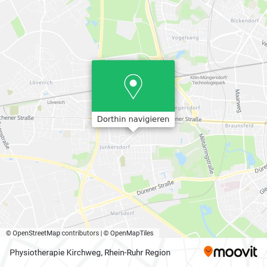 Physiotherapie Kirchweg Karte