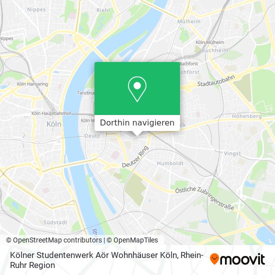 Kölner Studentenwerk Aör Wohnhäuser Köln Karte
