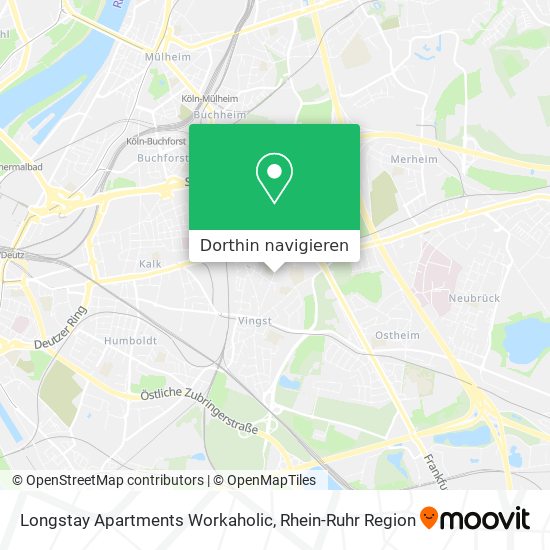 Longstay Apartments Workaholic Karte