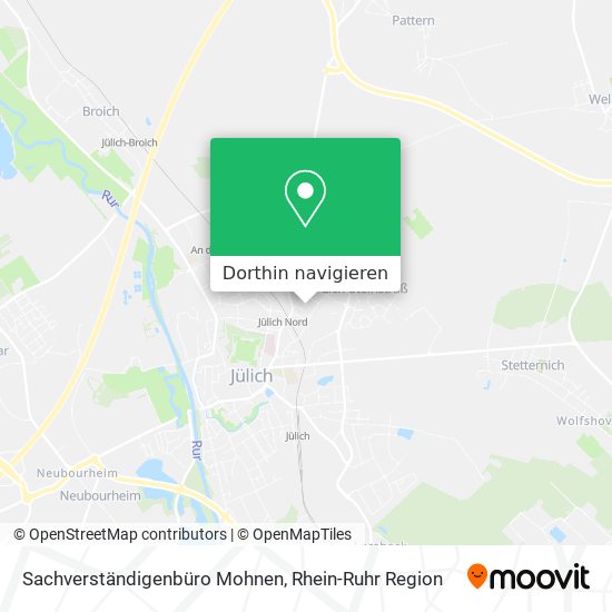 Sachverständigenbüro Mohnen Karte